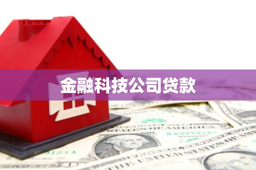 甘井子金融科技公司贷款