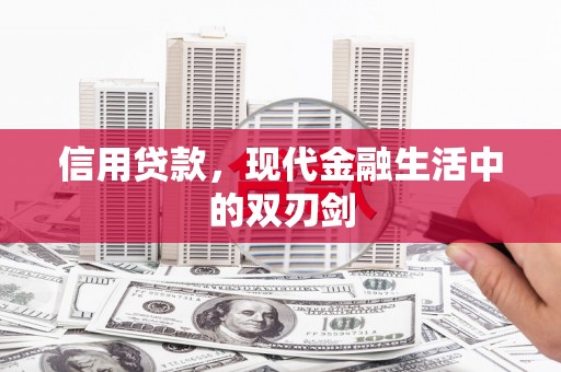 甘井子信用贷款，现代金融生活中的双刃剑