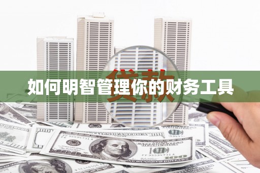 甘井子如何明智管理你的财务工具
