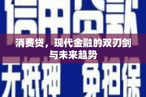 甘井子消费贷，现代金融的双刃剑与未来趋势