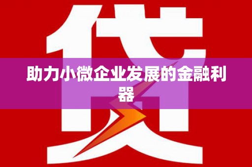 甘井子助力小微企业发展的金融利器