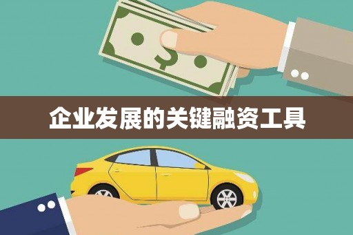 甘井子企业发展的关键融资工具