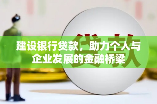 甘井子建设银行贷款，助力个人与企业发展的金融桥梁