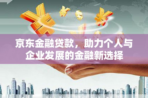 甘井子京东金融贷款，助力个人与企业发展的金融新选择