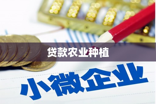 甘井子贷款农业种植