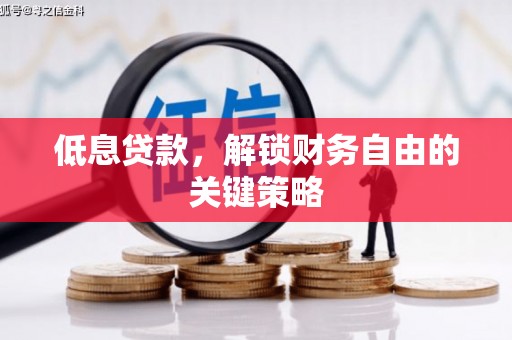 甘井子低息贷款，解锁财务自由的关键策略