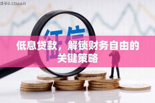 甘井子低息贷款，解锁财务自由的关键策略