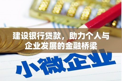 甘井子建设银行贷款，助力个人与企业发展的金融桥梁