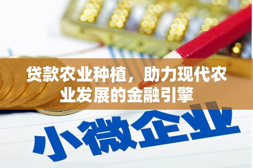 甘井子贷款农业种植，助力现代农业发展的金融引擎