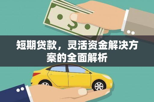 甘井子短期贷款，灵活资金解决方案的全面解析