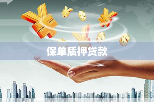 甘井子保单质押贷款