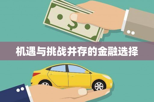 甘井子机遇与挑战并存的金融选择