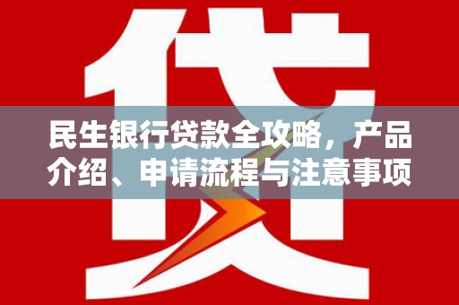 甘井子民生银行贷款全攻略，产品介绍、申请流程与注意事项